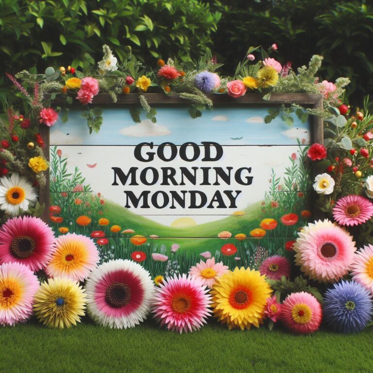 Good Morning Monday Flower Images For Whatsapp Quotes