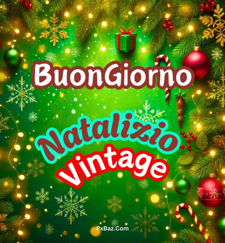 Buongiorno Natalizio Vintage Immagini Gif Frasi